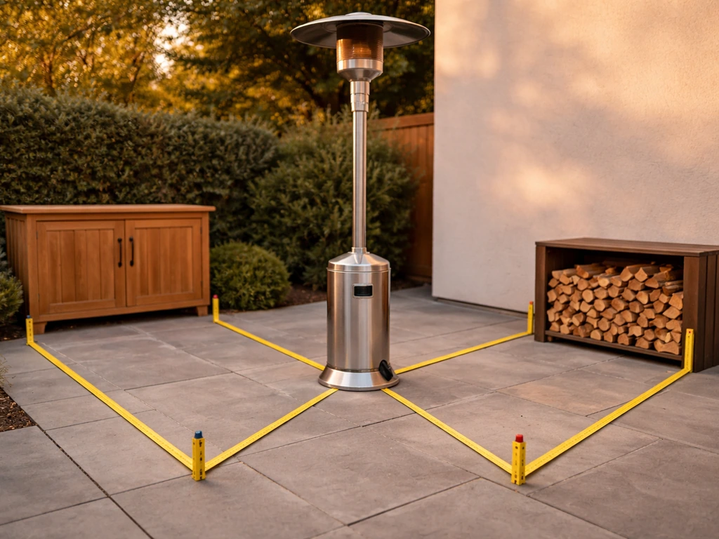 Patio Heater Safety Distance Guide by Model and Clearances