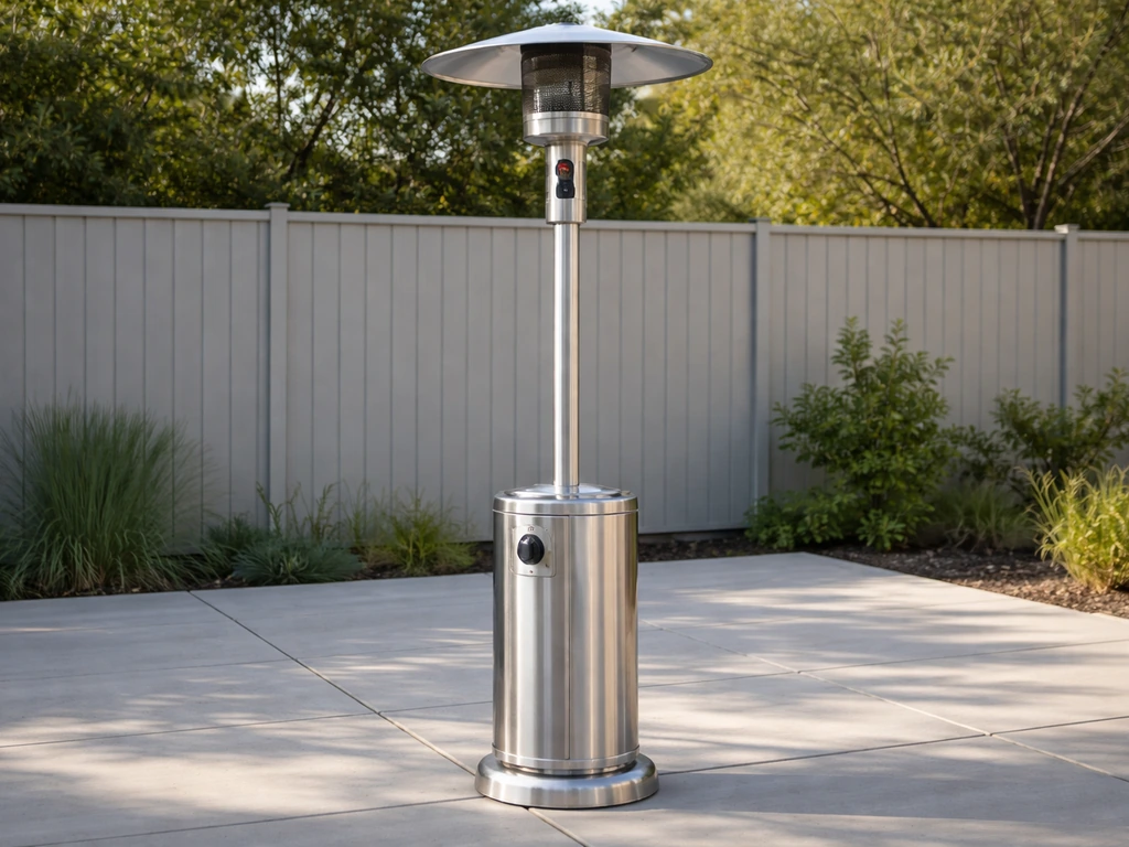 Hampton Bay 48000 BTU Stainless Patio Heater Manual Guide