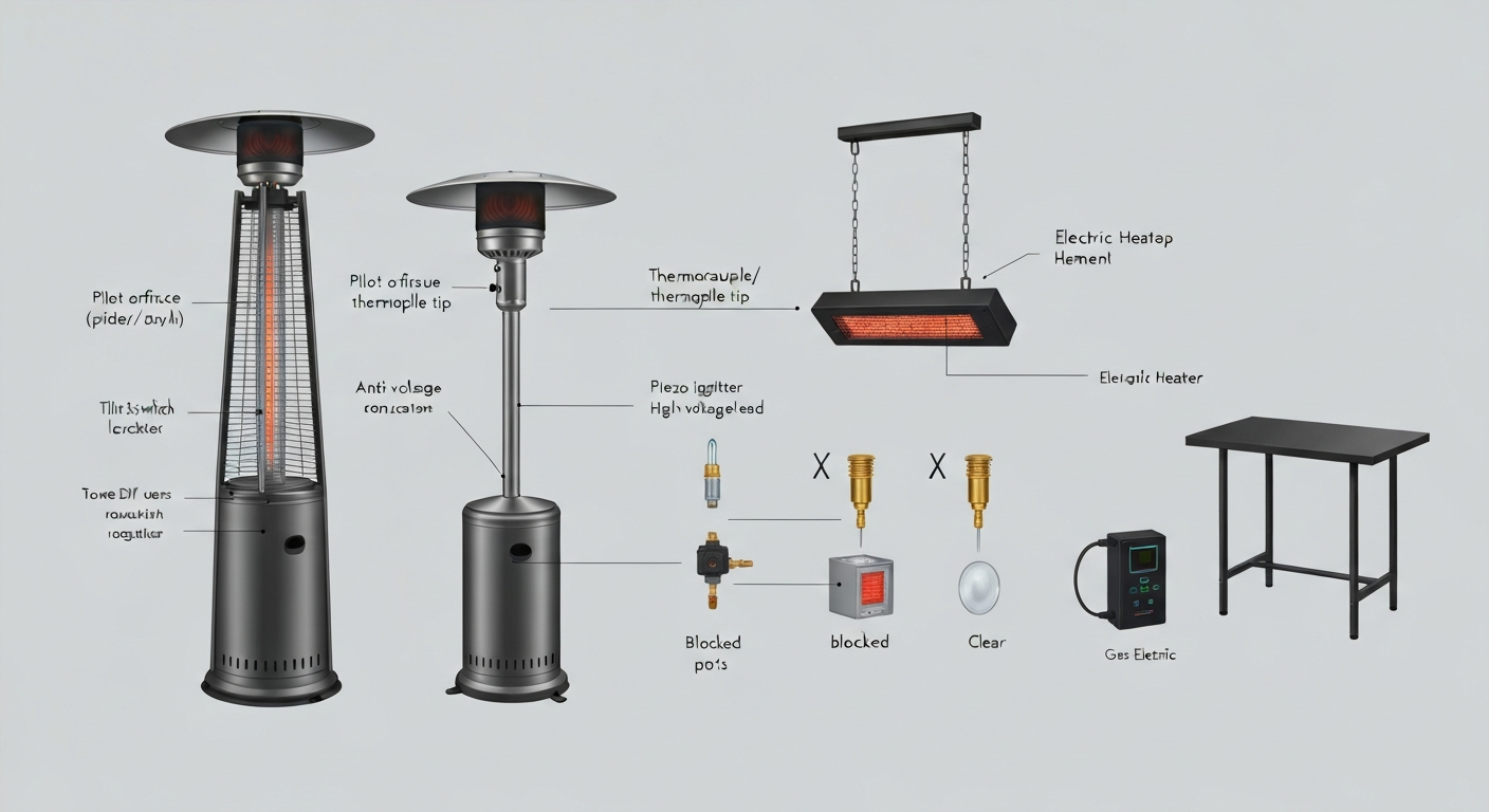 Common Problems with Patio Heaters: Repair & Troubleshooting