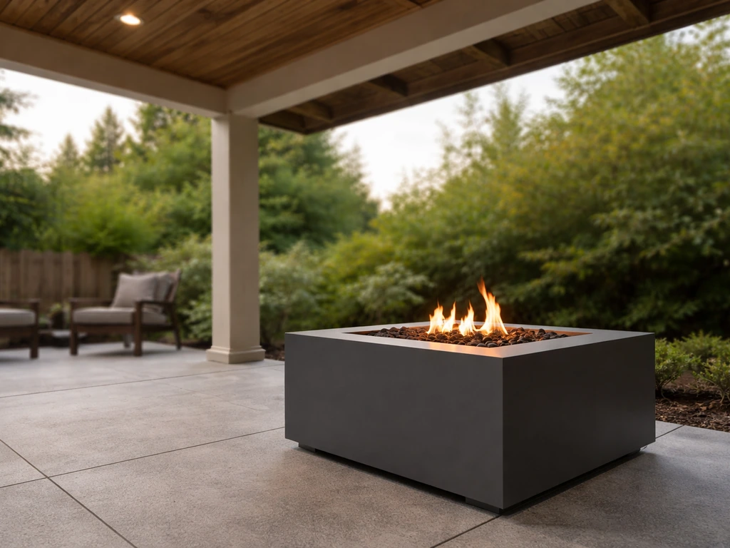 Can You Use a Propane Fire Pit Under a Covered Patio?
