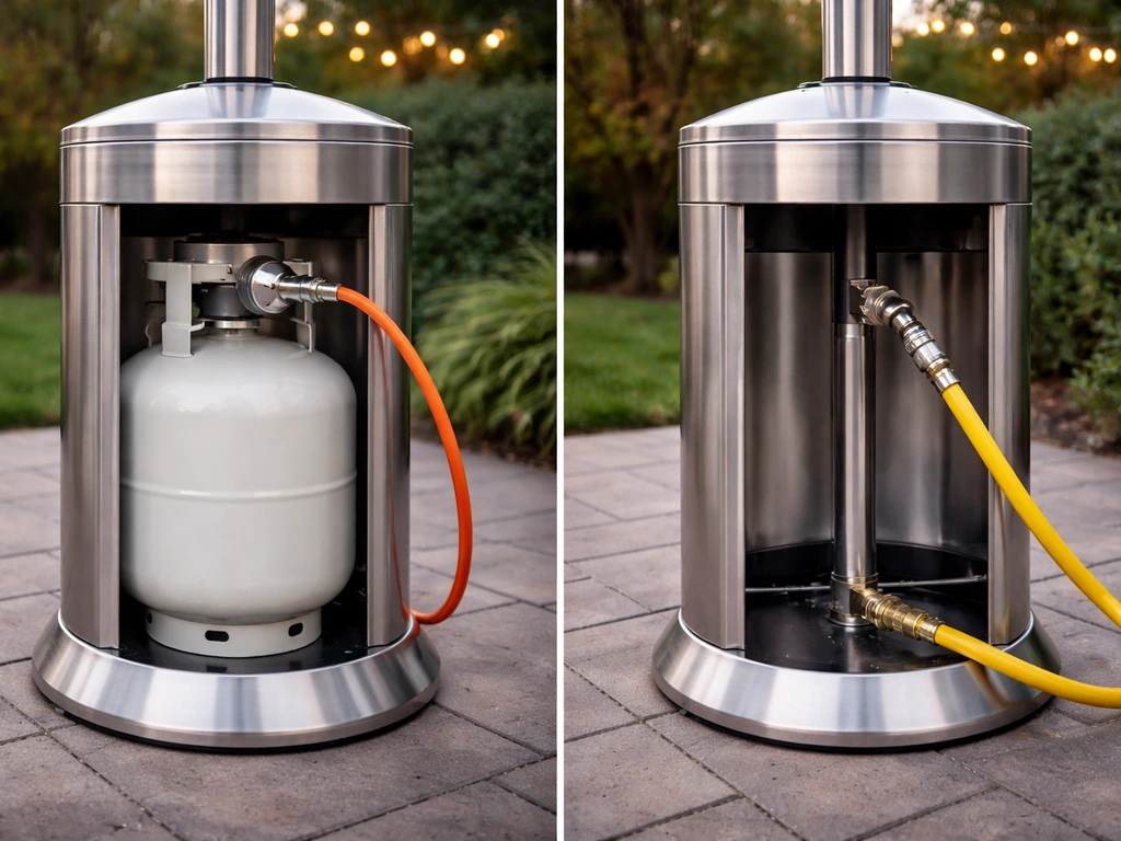 What Type of Gas for Patio Heater: Propane vs Natural Gas