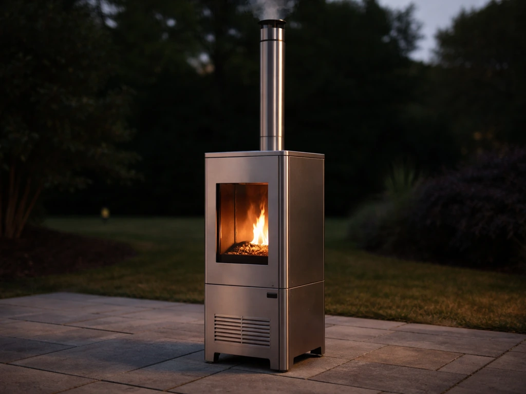 FlamePro 81H Steel Patio Pellet Heater Manual Guide