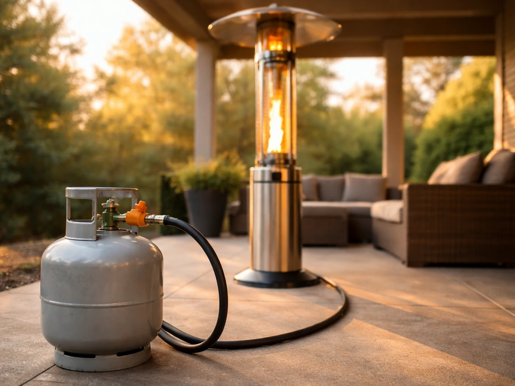 What Size Gas Bottle for Patio Heater: Tank Size Guide