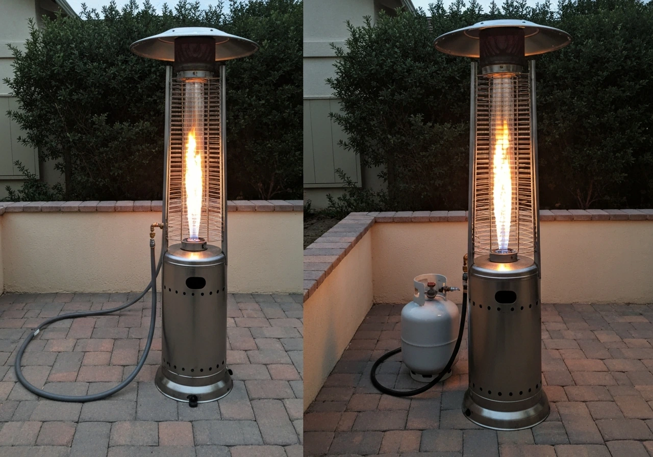 propane vs natural gas patio heater