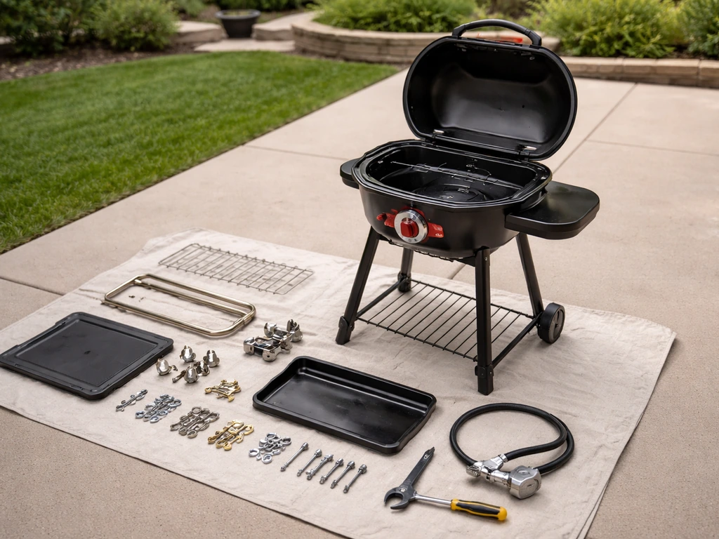Char-Broil Patio Bistro 240 Assembly Instructions and Safety Guide