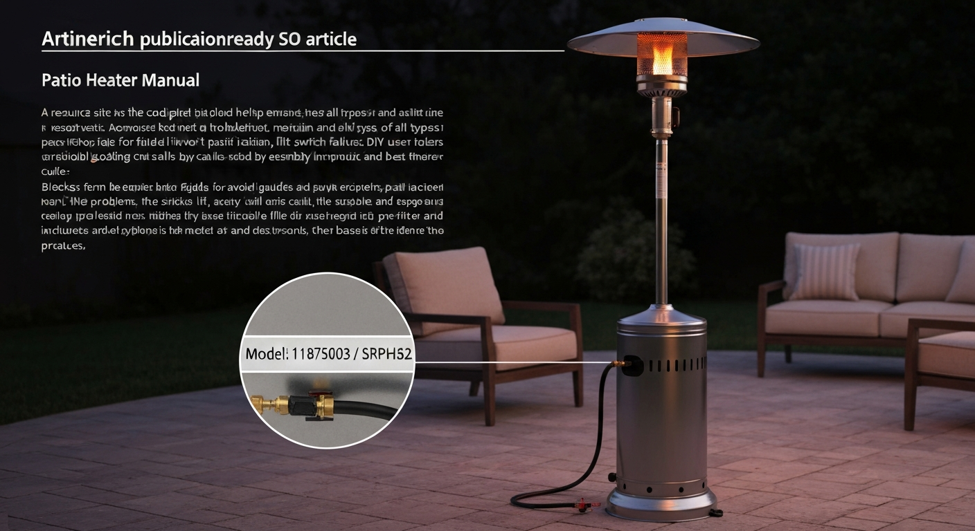 Shinerich Patio Heater Manual: ID, Troubleshoot & Repair